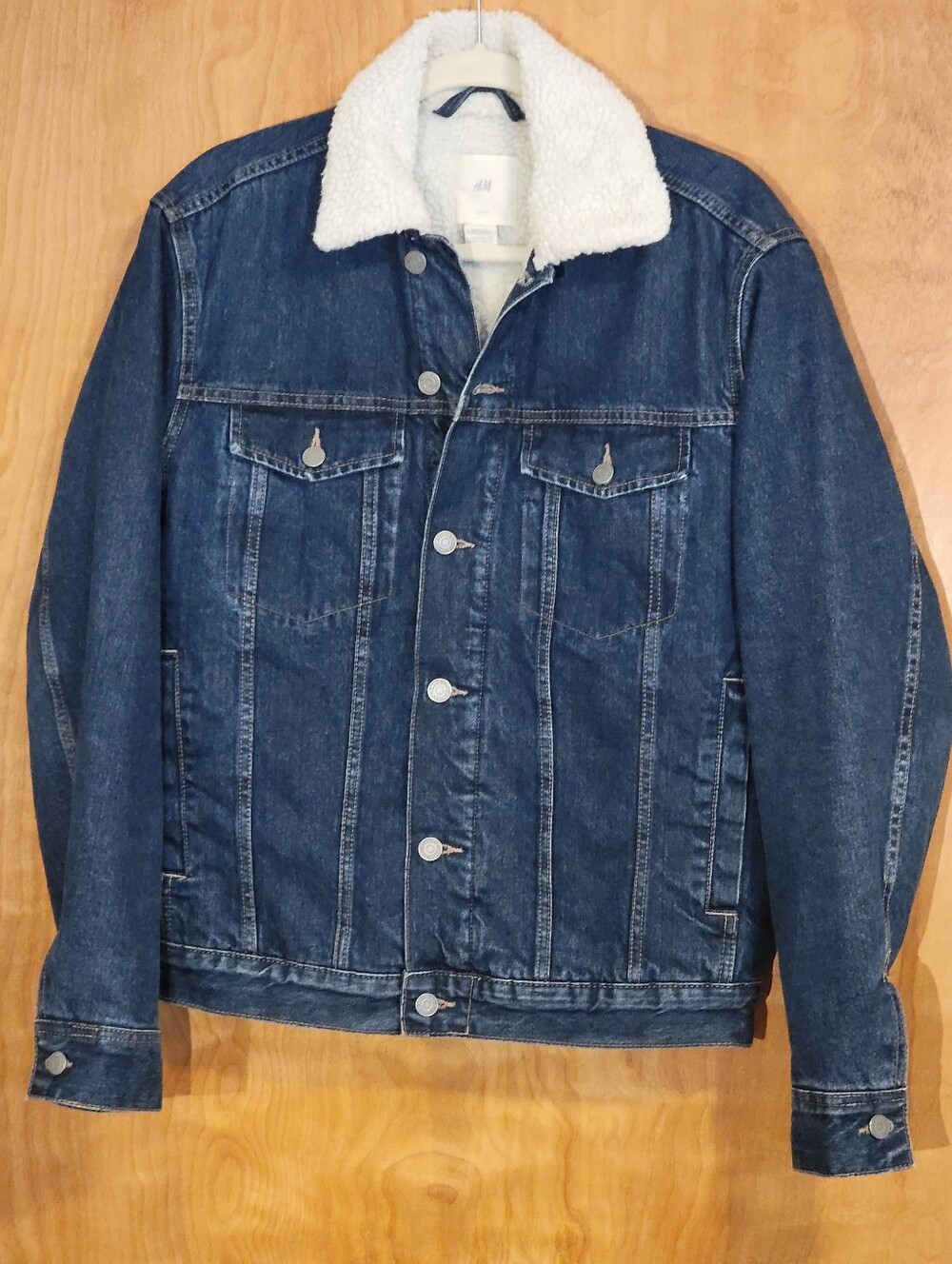 H&M Sherpa Lined Jean Jacket